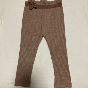 Zara toddler girl leggings in size 18/24 in color brown